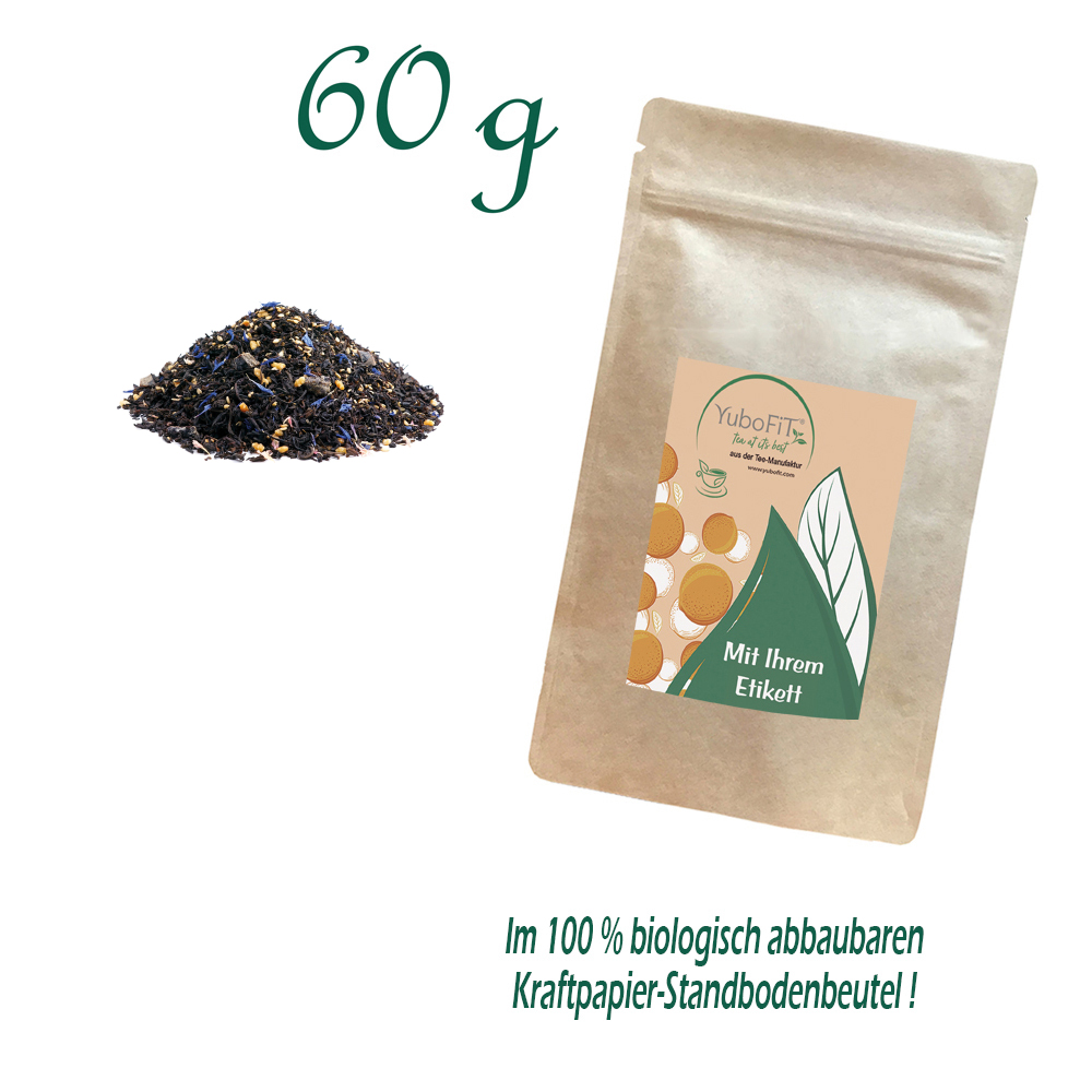 Schwarzer Tee Pflaume-Sesam