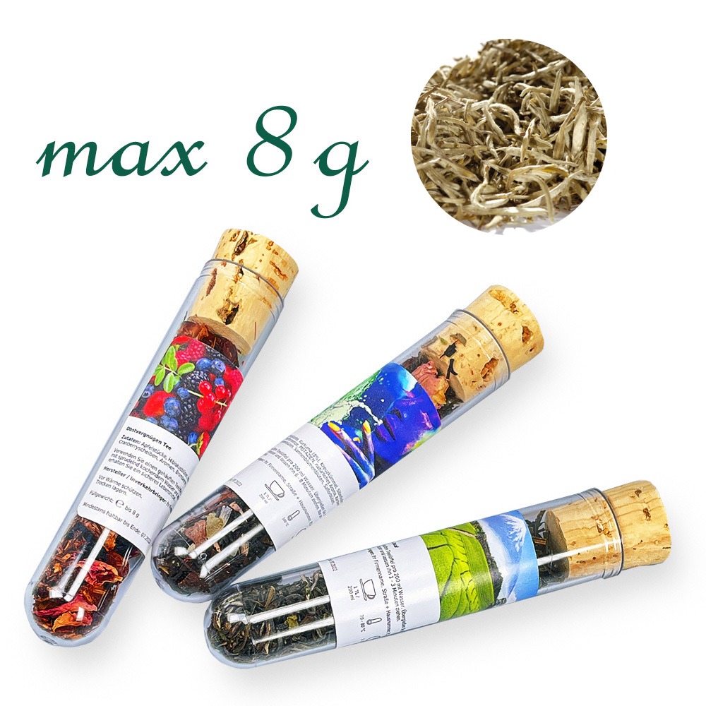 Reagenzglas, Inhalt bis 8 g