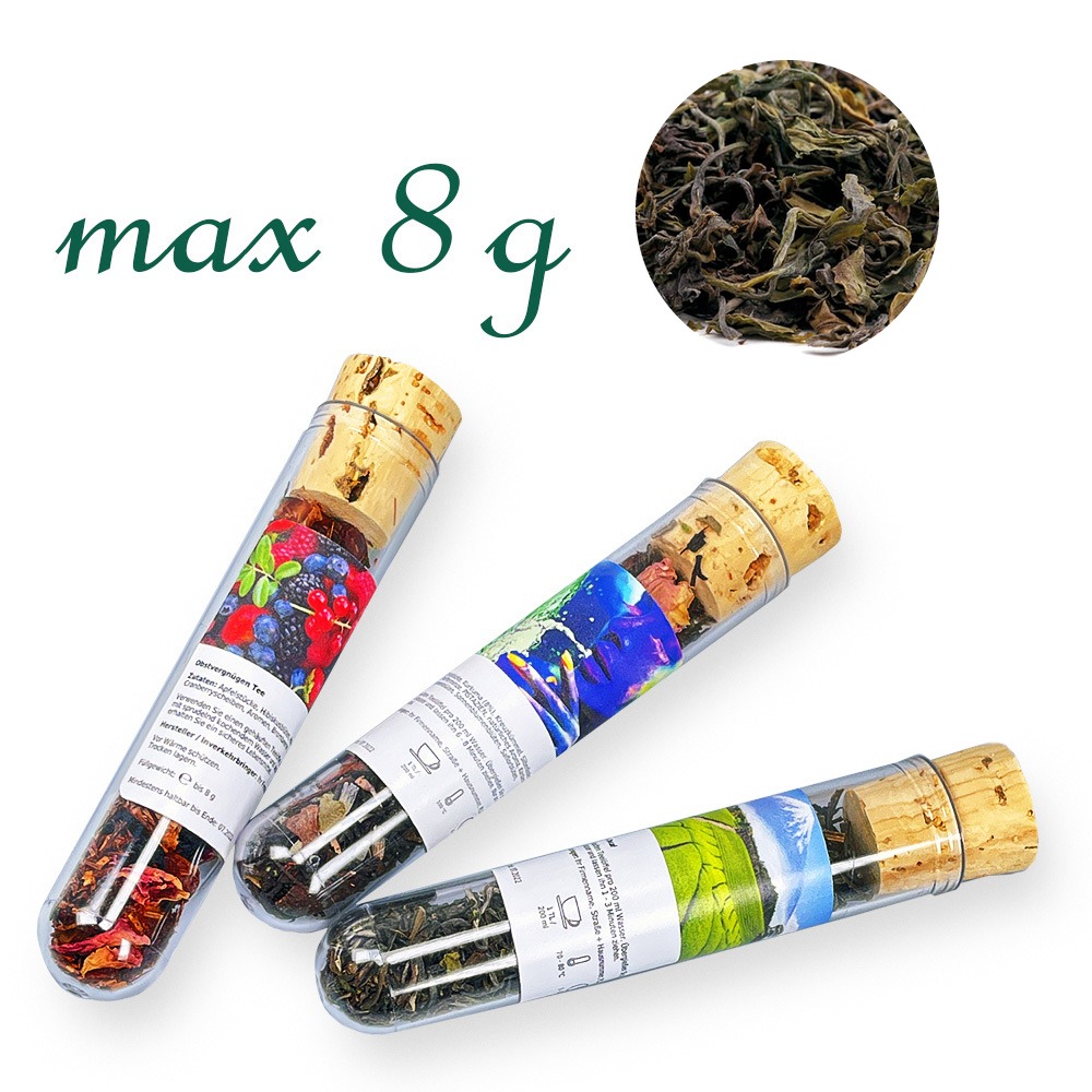 Reagenzglas, Inhalt bis 8 g