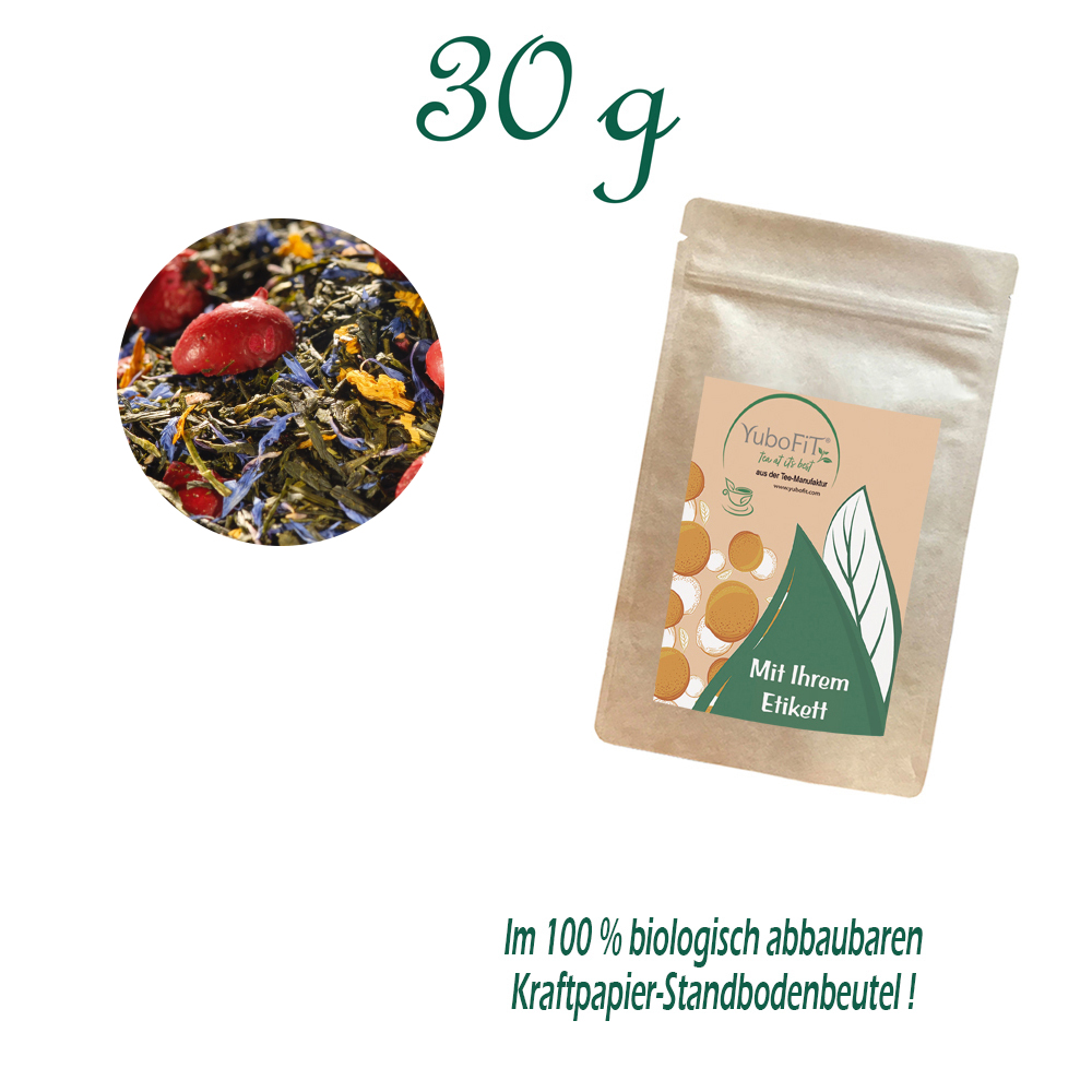 Standbodenbeutel Small, Kraftpapier, Inhalt 30 g