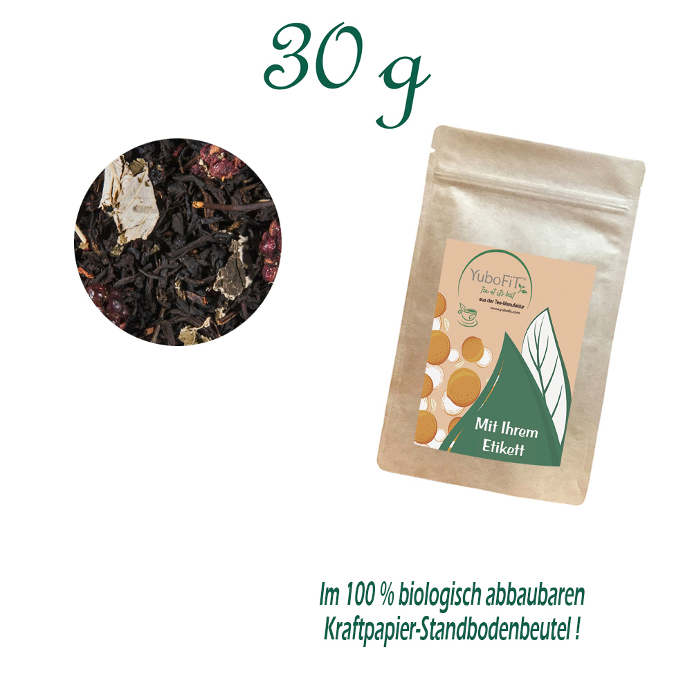 Standbodenbeutel Small, Kraftpapier, Inhalt 30 g