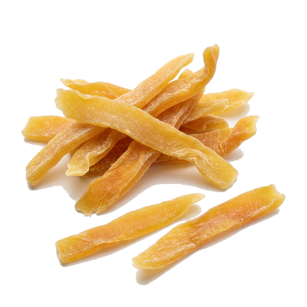 Melone Cantaloupe Streifen, gezuckert, ungeschwefelt
