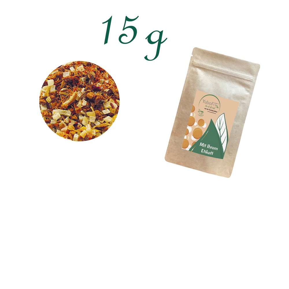Standbodenbeutel Mini, Kraftpapier, Inhalt 15 g