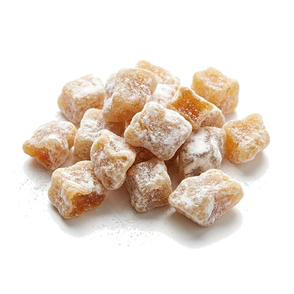 Ingwerstücke, Ice Powder, ungeschwefelt, gezuckert, scharf, China