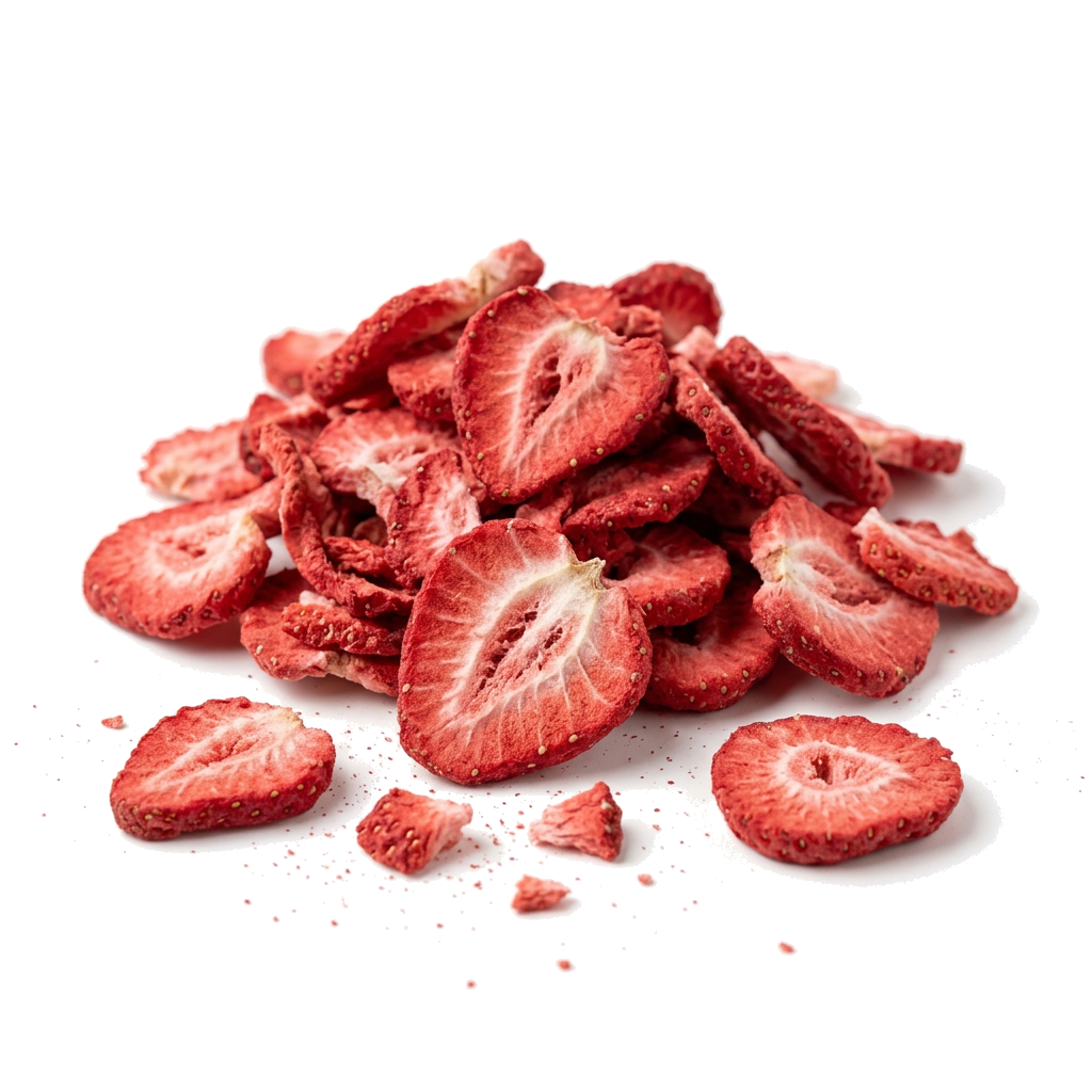 Erdbeeren Scheiben, gefriergetrocknet, Jumbo, ohne Zusätze