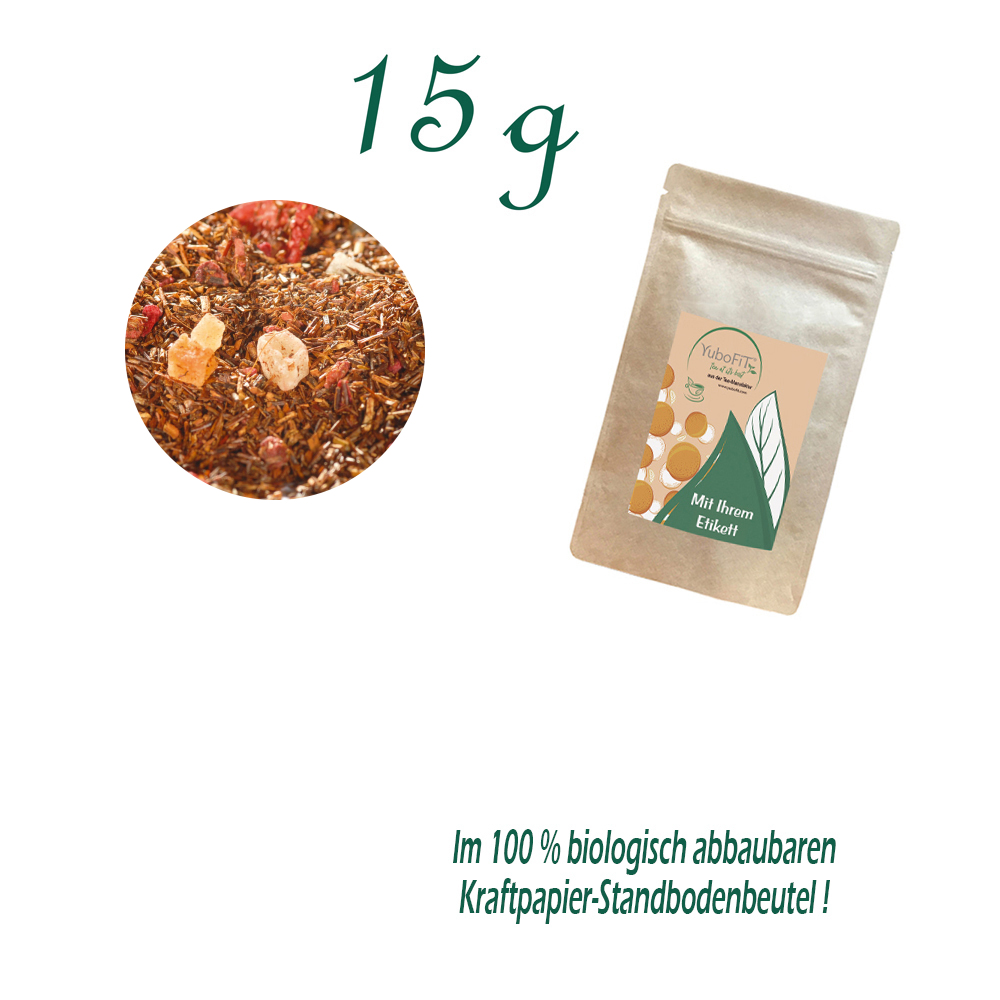 Standbodenbeutel Mini, Kraftpapier, Inhalt 15 g