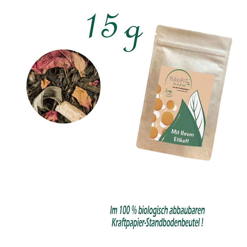 Standbodenbeutel Extra Small, Kraftpapier, Inhalt 15 g