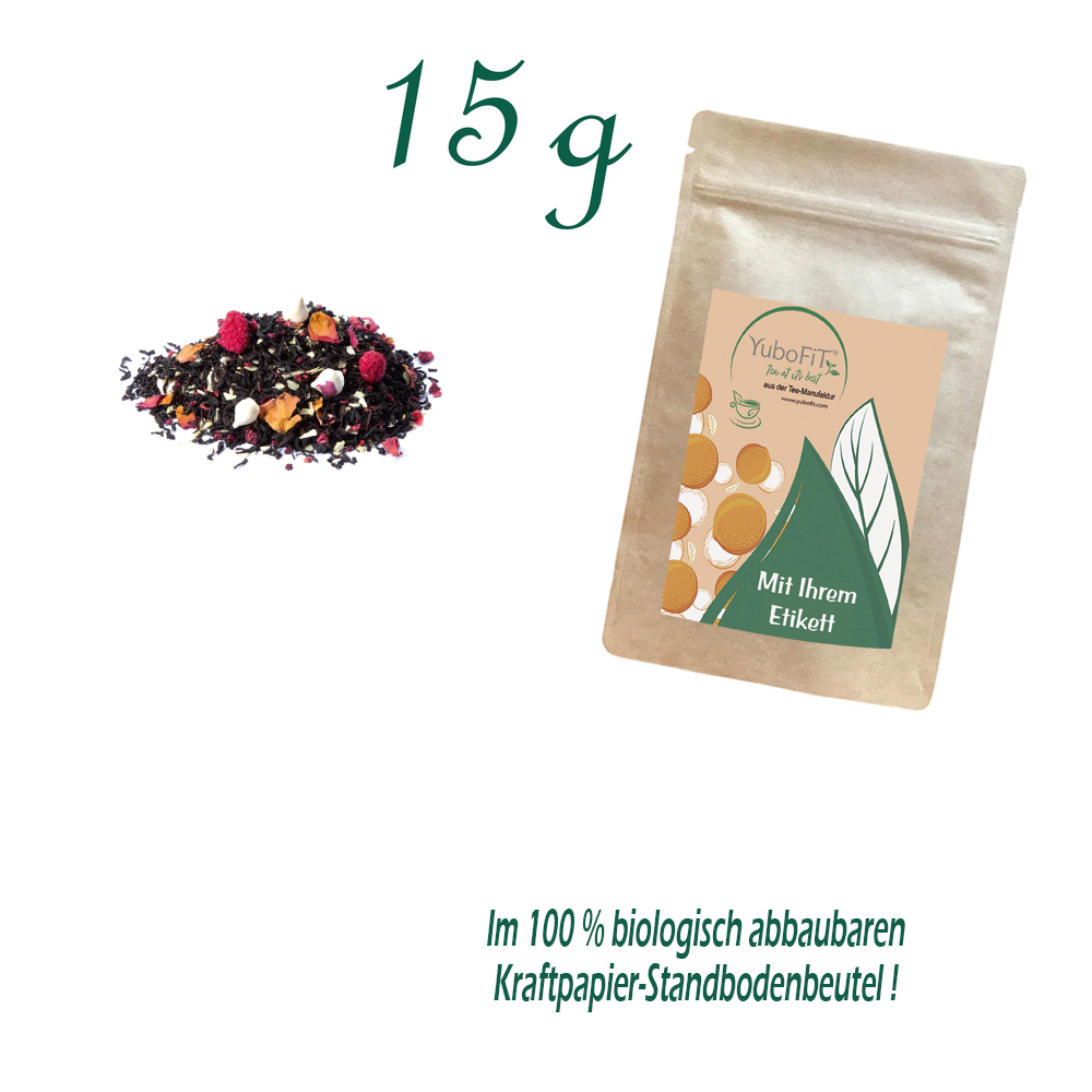 Standbodenbeutel Extra Small, Kraftpapier, Inhalt 15 g