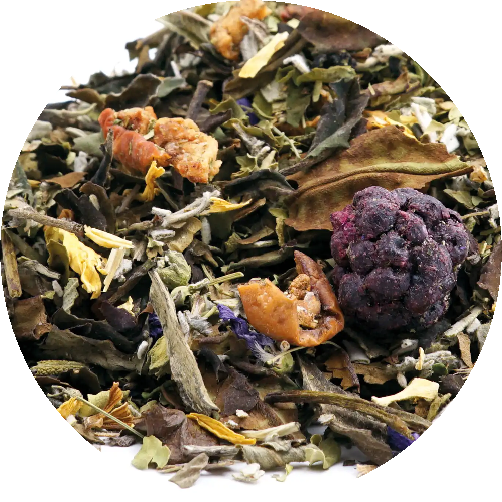 Weißer Tee Brombeer-Salbei