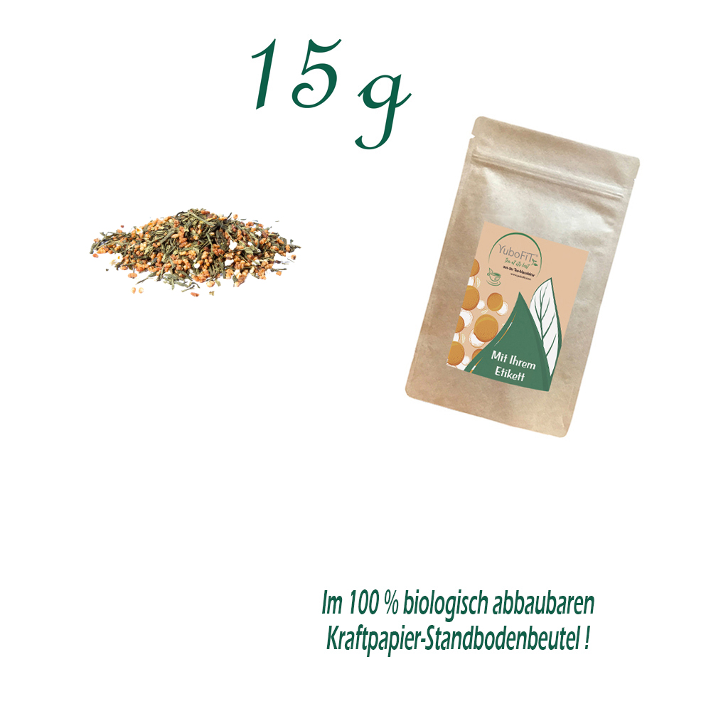 Standbodenbeutel Mini, Kraftpapier, Inhalt 15 g