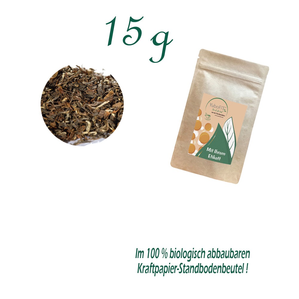 Standbodenbeutel Mini, Kraftpapier, Inhalt 15 g