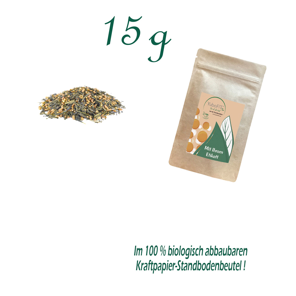 Standbodenbeutel Mini, Kraftpapier, Inhalt 15 g