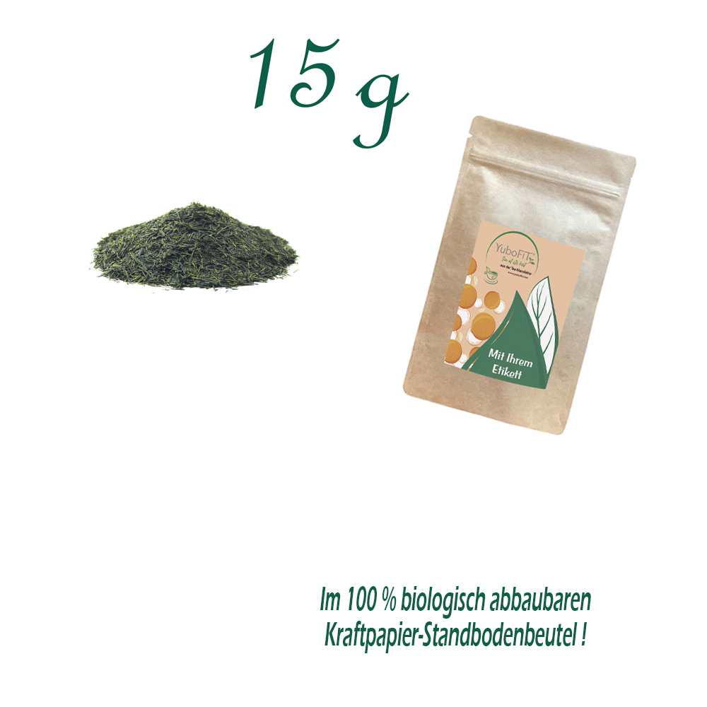 Standbodenbeutel Mini, Kraftpapier, Inhalt 15 g