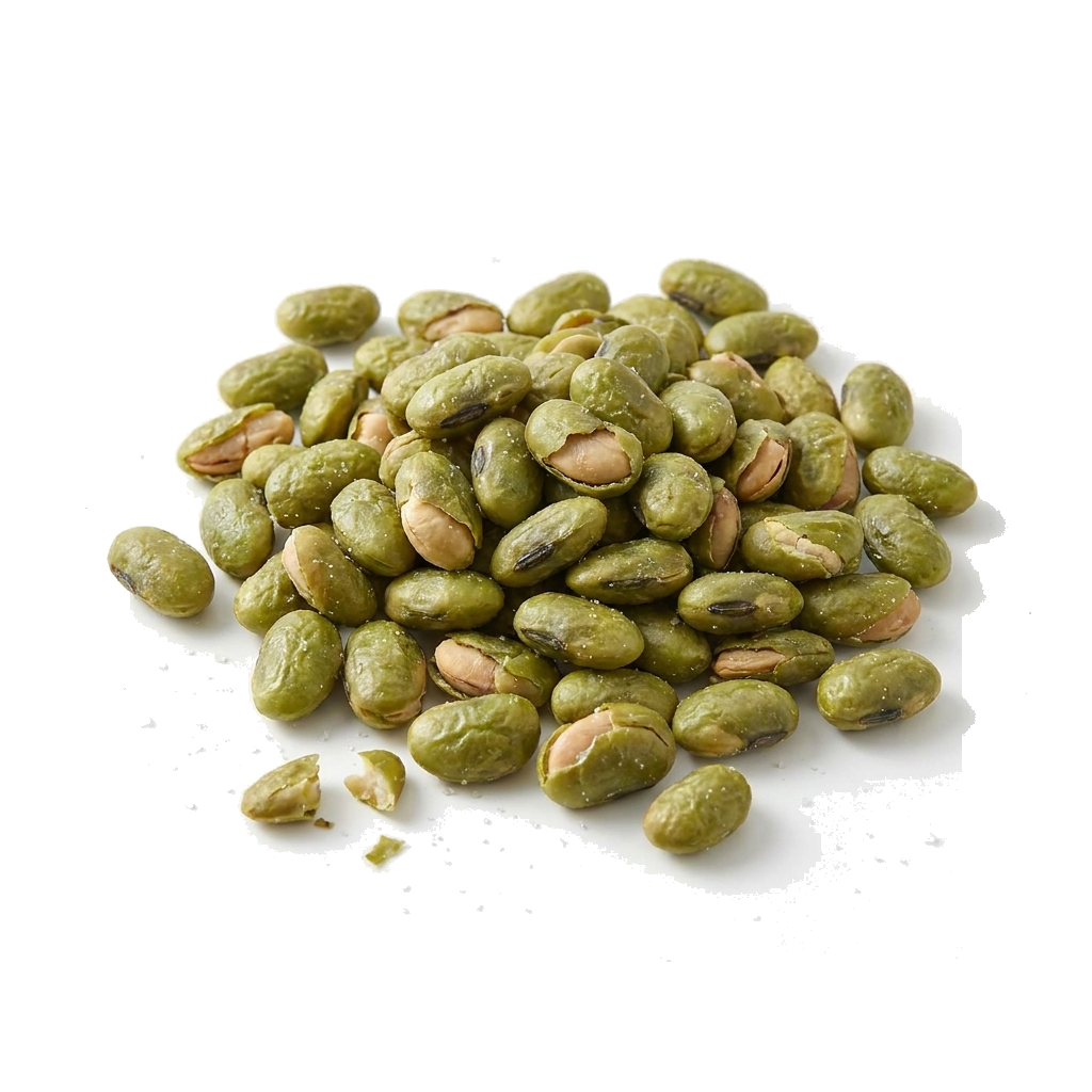 Bohnen Edamame, geröstet, gesalzen