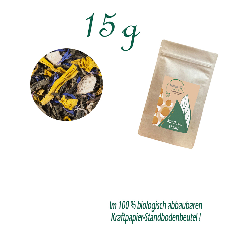 Standbodenbeutel Mini, Kraftpapier, Inhalt 15 g