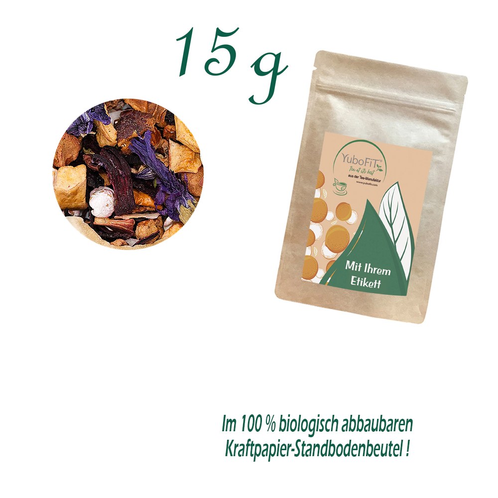 Standbodenbeutel Extra Small, Kraftpapier, Inhalt 15 g