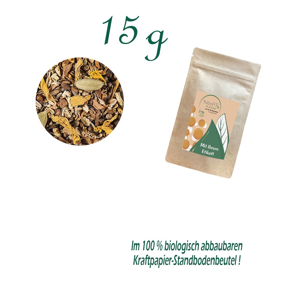 Standbodenbeutel Mini, Kraftpapier, Inhalt 15 g