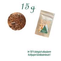 Standbodenbeutel Mini, Kraftpapier, Inhalt 15 g