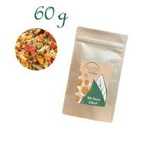 Standbodenbeutel Medium, Kraftpapier, aluminium, Inhalt 60 g