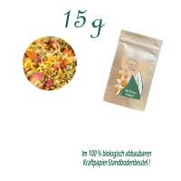 Standbodenbeutel Mini, Kraftpapier, Inhalt 15 g