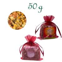 Organzabeutelchen mit Zugband, Inhalt 50 g