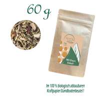 Standbodenbeutel Medium, Kraftpapier, Inhalt 60 g