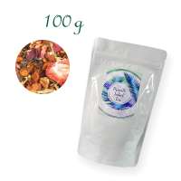 Aluverbundfolien-Standbodenbeutel, Aromabeutel, weiß, ohne Fenster, Inhalt 100 g