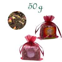 Organzabeutelchen mit Zugband, Inhalt 50 g