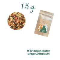 Standbodenbeutel Mini, Kraftpapier, Inhalt 15 g