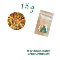 Standbodenbeutel Mini, Kraftpapier, Inhalt 15 g