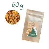 Standbodenbeutel Medium, Kraftpapier, aluminium, Inhalt 60 g