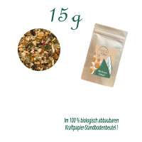 Standbodenbeutel Mini, Kraftpapier, Inhalt 15 g