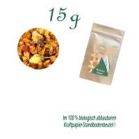 Standbodenbeutel Mini, Kraftpapier, Inhalt 15 g