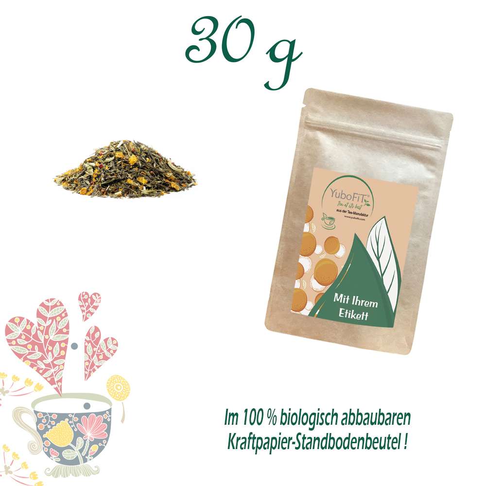 BIO Grüner Tee Frühlingstee Erdbeer-Thymian