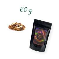 Standbodenbeutel, Aromabeutel, glänzend-schwarz, ohne Fenster, Inhalt 60 g