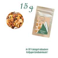 Standbodenbeutel Extra Small, Kraftpapier, Inhalt 15 g