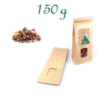 Blockbodenbeutel Medium, Kraftpapier, Inhalt 150 g