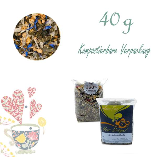 Genmaicha Sage Blueberry Tee