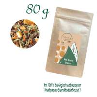Standbodenbeutel Medium Plus, Kraftpapier, aluminiumfrei, Inhalt 80 g