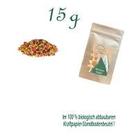 Standbodenbeutel Mini, Kraftpapier, Inhalt 15 g