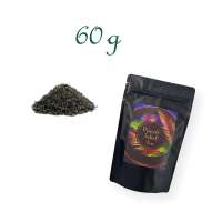 Standbodenbeutel, Aromabeutel, matt-schwarz, ohne Fenster, Inhalt 60 g