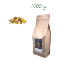 Bulk-Pack Flachbodenbeutel, Kraftpapier, Inhalt 1000 g