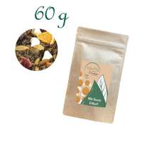 Standbodenbeutel Medium, Kraftpapier, aluminium, Inhalt 60 g