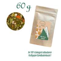 Standbodenbeutel Medium, Kraftpapier, Inhalt 60 g