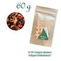 Standbodenbeutel Medium, Kraftpapier, Inhalt 60 g