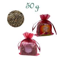 Organzabeutelchen mit Zugband, Inhalt 50 g