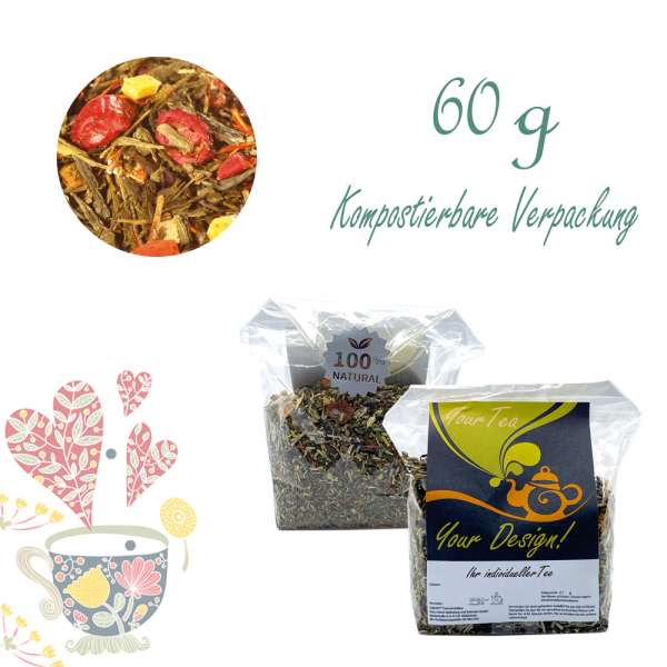Gelber Tee Granatapfel-Canberry
