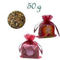 Organzabeutelchen mit Zugband, Inhalt 50 g