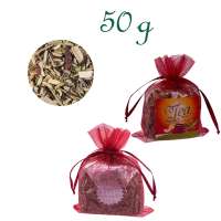 Organzabeutelchen mit Zugband, Inhalt 50 g