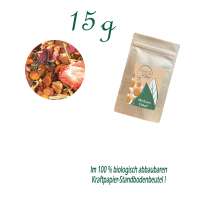 Standbodenbeutel Mini, Kraftpapier, Inhalt 15 g